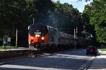 Anniversary Loco 161 leads the Silver Star Through Ashland